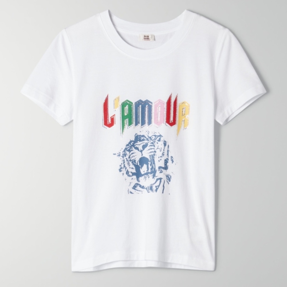 NWOT - Small - Aritzia - Little Moon L'Amour T-Shirt